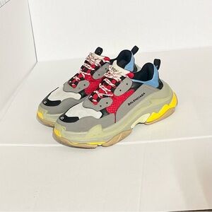 BALENCIAGA TRIPLE S Colorblock Platform Sneakers